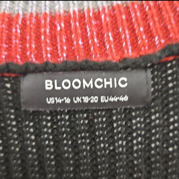 BloomChic Two Tone Trim Sweater - Picture 4 of 6